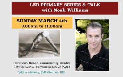 LED PRIMARY SERIES & TALK with Noah Williams