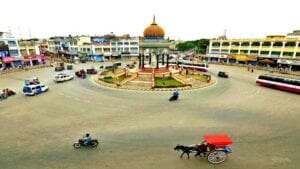 Mysore India Traffic Circle